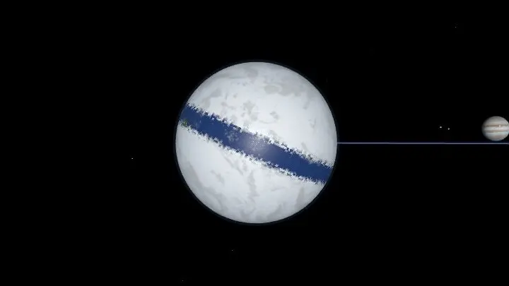 Earth frozen over